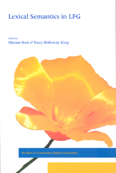 Hardcover Lexical Semantics in Lfg Book