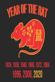 Year Of The Rat 2020 NOTEBOOK: Journal, To Do List 6x9 inches, College Ruled, 120 pages