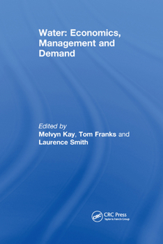 Paperback Water: Economics, Management and Demand Book