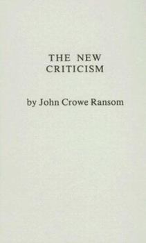 Hardcover The New Criticism Book