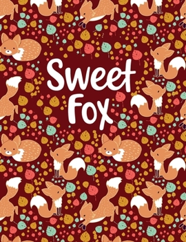 Paperback Sweet Fox: Notebook Lined Journal Book