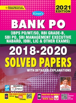 Paperback Bank PO MT-SO, RBI, SBI PO, SBI Mang Solved Paper-E-2021 New (26-Sets) Code-3068 (Repair) Book
