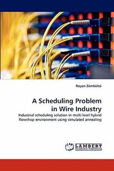 Paperback A Scheduling Problem in Wire Industry Book