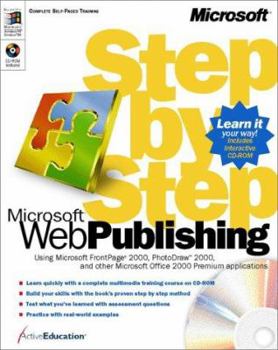 Paperback Microsoft Web Publishing Step by Step [With CDROM] Book