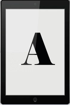 Paperback A: Personalized College Ruled Pages Notebook Journal Modern Black Tablet Tech Theme Bjournal Notepad Initial Monogram Let Book