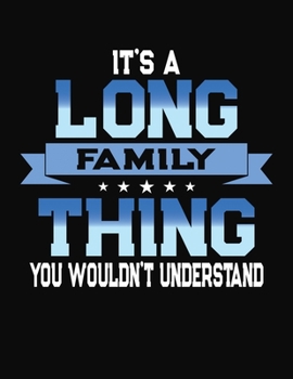 Paperback It's A Long Family Thing You Wouldn't Understand: 2063 Monthly Planner and Organizer Book