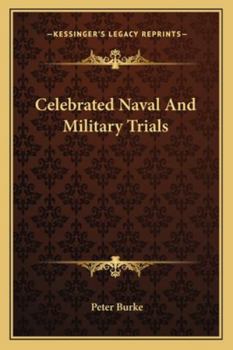 Paperback Celebrated Naval And Military Trials Book