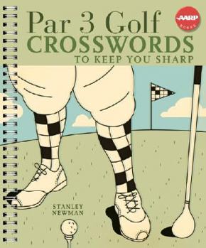 Spiral-bound Par 3 Golf Crosswords to Keep You Sharp Book