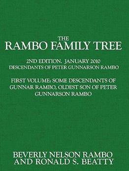 Paperback The Rambo Family Tree, Volume 1: Some Descendants of Gunnar Rambo, Oldest Son of Peter Gunnarson Rambo Book