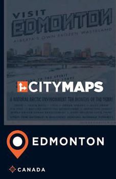 Paperback City Maps Edmonton Canada Book