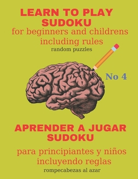 Paperback Learn to Play Sudoku Aprender a Jugar Sudoku Book