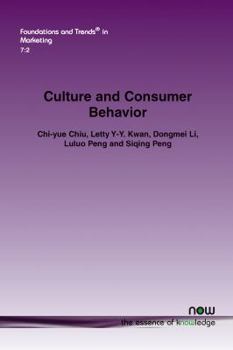 Paperback Culture and Consumer Behavior Book