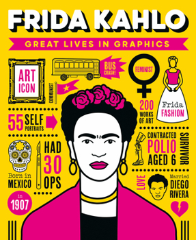 Hardcover Great Lives in Graphics: Frida Kahlo Book