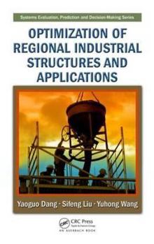 Hardcover Optimization of Regional Industrial Structures and Applications Book