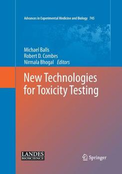 Paperback New Technologies for Toxicity Testing Book