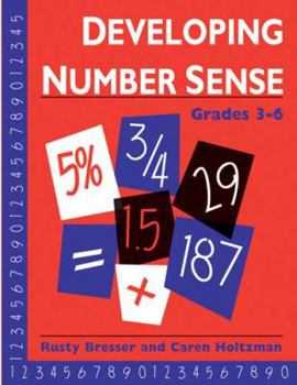 Paperback Developing Number Sense, Grades 3-6 Book