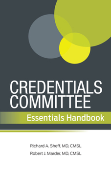 Paperback Credentials Committee Essentials Handbook Book