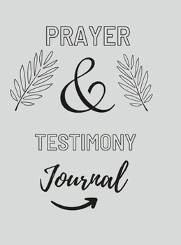 Hardcover Prayer And Testimony Journal Book