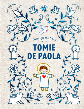 Hardcover Through the Year with Tomie dePaola Book