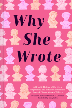 Hardcover Why She Wrote: A Graphic History of the Lives, Inspiration, and Influence Behind the Pens of Classic Women Writers Book