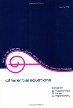 Paperback Differential Equations: Proceedings of the 1987 Equadiff Conference Book