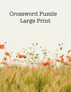 Paperback Crossword Puzzle: Large Print [Large Print] Book