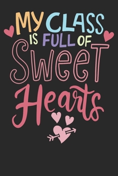 Notebook Journal: Teacher Valentine's Day 6x9 Dot Grid 120 Pages