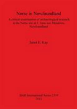 Paperback Norse in Newfoundland: A critical examination of archaeological research at the Norse site at L'Anse aux Meadows, Newfoundland Book