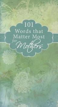 Paperback 101 Words That Matter Most for Mothers Book