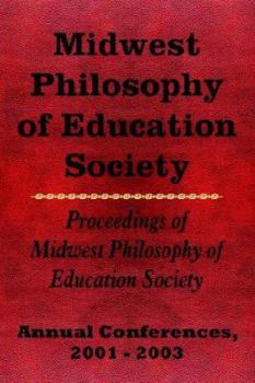 Paperback Midwest Philosophy of Education Society Book