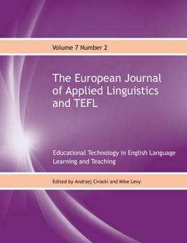 Paperback The European Journal of Applied Linguistics and TEFL Volume 7 Number 2 Book