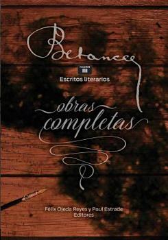 Paperback Ramon Emeterio Betances: Obras completas (Vol. III): Escritos literarios [Spanish] Book