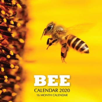 Paperback Bee Calendar 2020: 16 Month Calendar Book