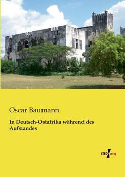 Paperback In Deutsch-Ostafrika während des Aufstandes [German] Book