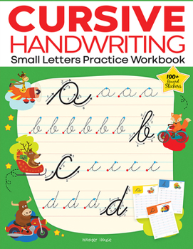 Paperback Cursive Handwriting: Small Letters: Practice Workbook for Children Book