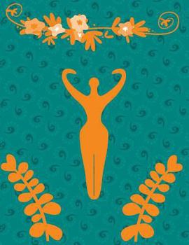 2019 - 2020 Planner: 2 Years Monthly Weekly Calendar Organizer Diary Decorated Interior with Pentagram Triquetra Triskele Witch Craft - Vitality Goddess Orange Flower