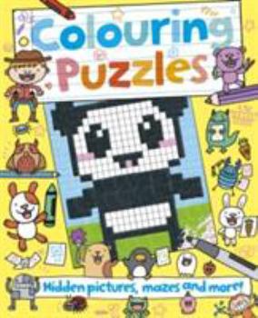 Paperback Colouring Puzzles Book