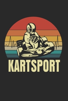 Kartsport: Notebook/Colouring book/Organizer/DiaryBlank pages/6x9 inch
