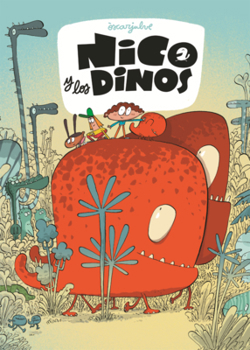Library Binding Nico Y Los Dinos [Spanish] Book