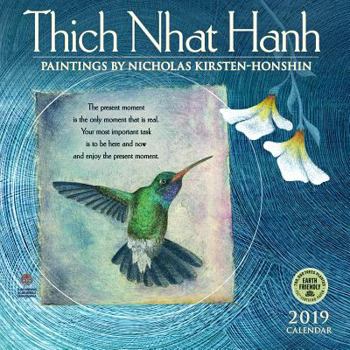 Calendar Thich Nhat Hanh 2019 Wall Calendar: Paintings by Nicholas Kirsten-Honshin Book