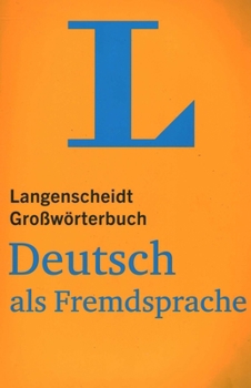 Paperback Langenscheidt Grosswoerterbuch German as a Foreign Language Book