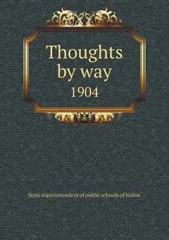 Paperback Thoughts by way 1904 Book
