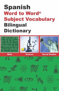 Paperback Spanish BD Word to Word® with Subject Vocab: Suitable for Exams Book