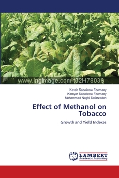 Paperback Effect of Methanol on Tobacco Book
