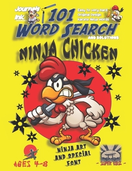 101 Word Search for Kids: SUPER KIDZ Book. Children - Ages 4-8 (US Edition). Rooster Chicken Samurai. Ninja Words with custom art interior. 101 ... (Superkidz - Ninja Word Search for Kids)