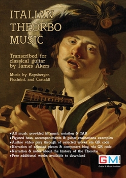 Paperback Italian Theorbo Music Book