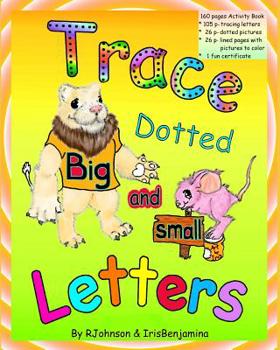 Paperback Trace Dotted Big and Small Letters Book