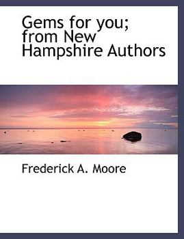 Hardcover Gems for You; From New Hampshire Authors Book