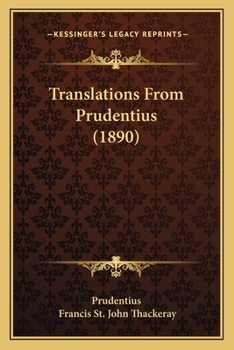 Paperback Translations From Prudentius (1890) Book