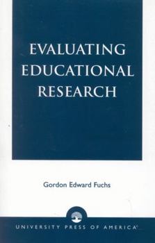 Paperback Evaluating Educational Research Book